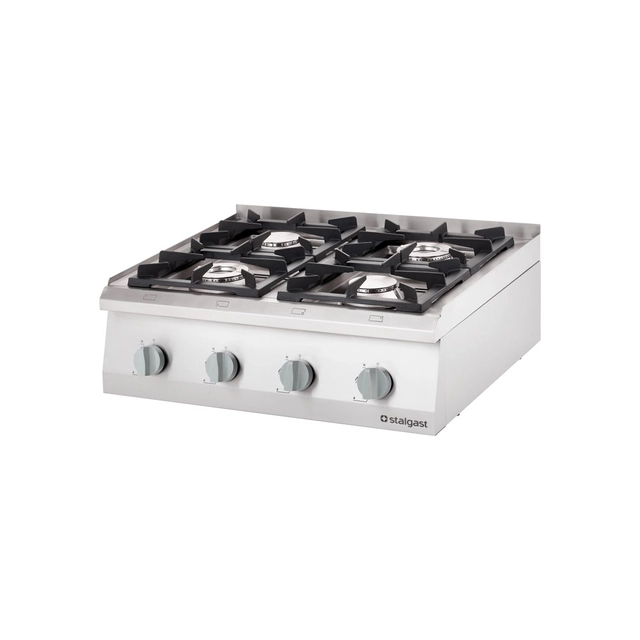 Adjustable gas cooker 4 burner 800x700 20,5kW - G20