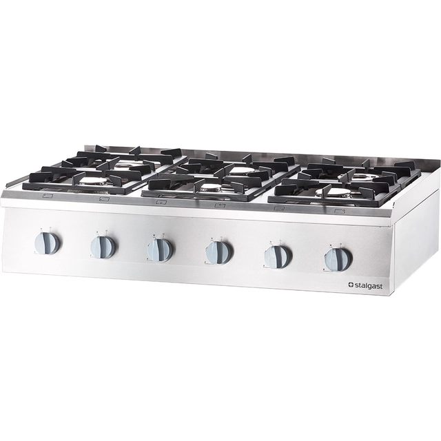 Adjustable gas cooker 6 burner 1200x700 36,5kW - G20