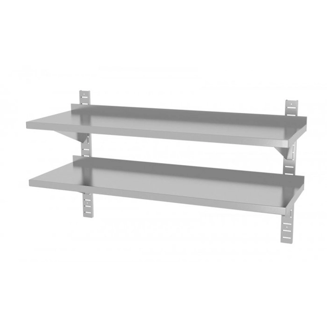 Adjustable hanging shelf, double 1000 x 400 x 600 mm POLGAST 384104 384104
