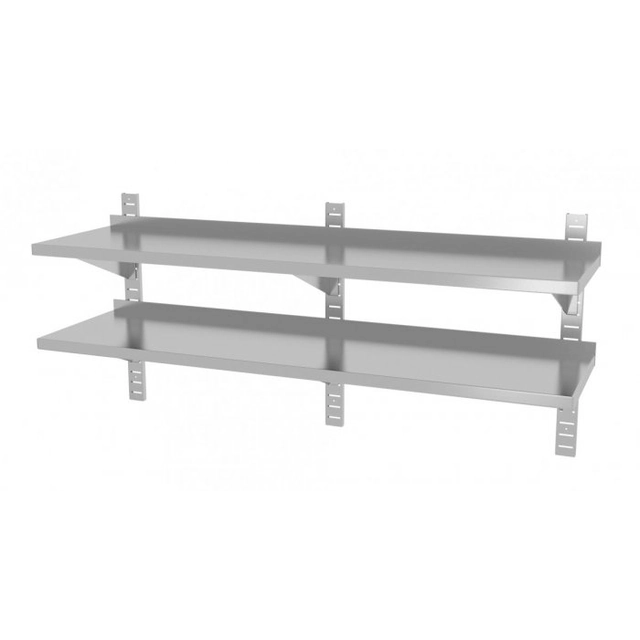 Adjustable hanging shelf, double 1600 x 300 x 600 mm POLGAST 384163-3 384163-3