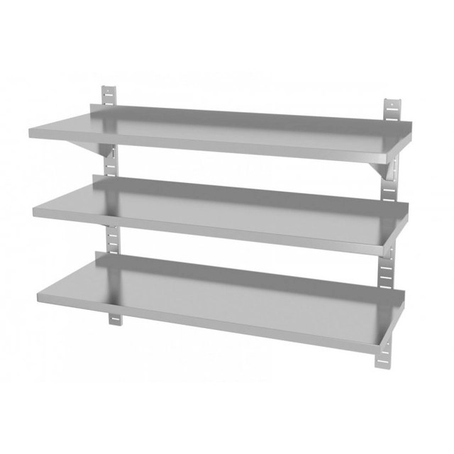 Adjustable hanging shelf, triple 1100 x 400 x 875 mm POLGAST 385114 385114
