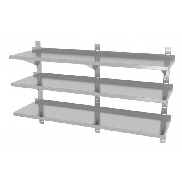 Adjustable hanging shelf, triple 1800 x 300 x 875 mm POLGAST 385183-3 385183-3