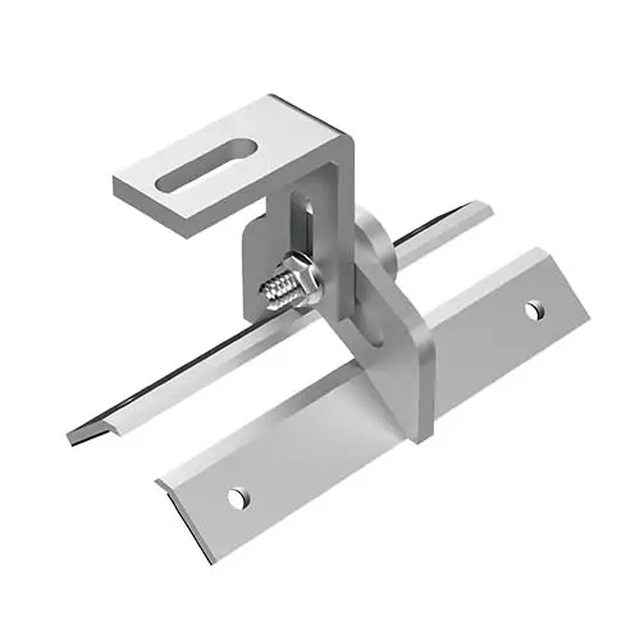 Adjustable mounting bracket for trapezoidal sheet metal (K-13)