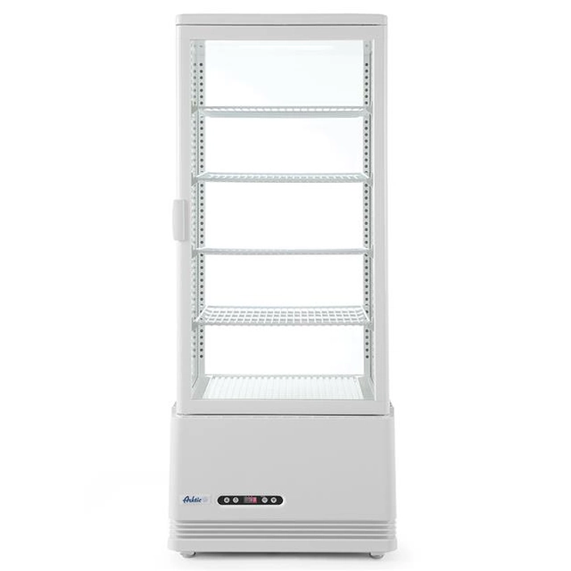 Adjustable refrigerated display case 98L 98L white