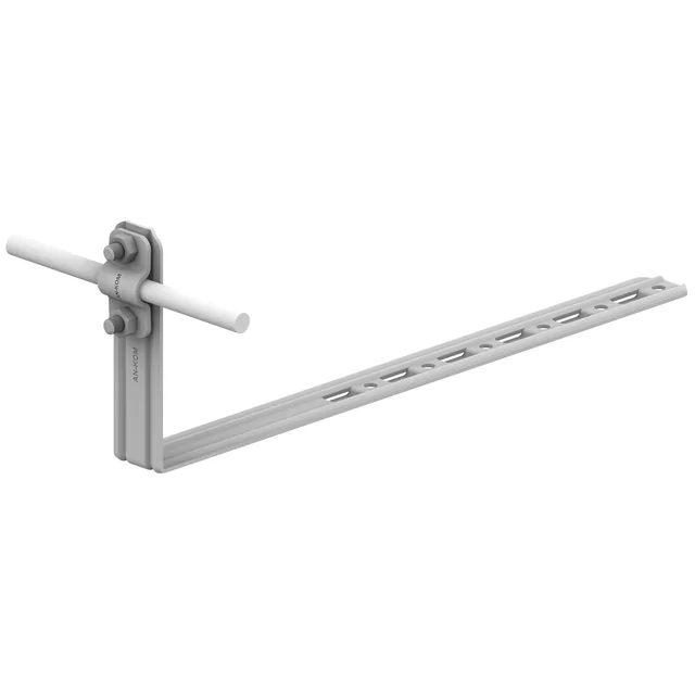Adjustable roof bracket, straight, Z-screw L=28cm,H=9,6cm /OG/ TYPE AN-25KL/OG/-N