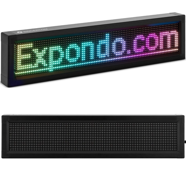 Advertising light board 96 x 16 colorful LED 67 x 19 cm