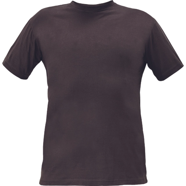Cerva TEESTA tričko s krátkým rukávem - Hnědá tmavě Velikost: 3XL