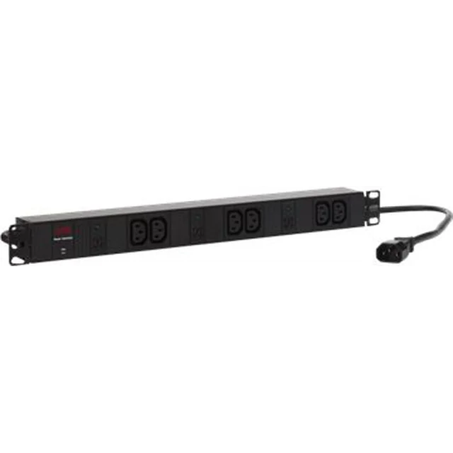 AEG power strip 6 sockets 1 m black (6000006832)