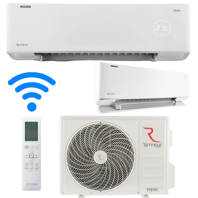 Aer condiționat proaspăt 3,5kW Set WiFi ROTENSO 4D HD