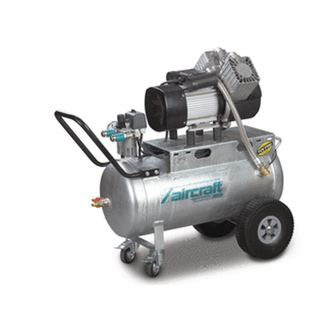 Aeronavă Airprofi 220/50 OF Pro compresor electric cu piston Aer admis: 220 l/min | 50 l | 10 bar | Fără ulei | 230 V