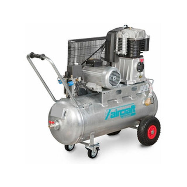 Aeronavă AIRPROFI 703/100/15 compresor electric cu piston Aer admis: 575 l/min | 100 l | 15 bar | Lubrificat cu ulei | 400 V