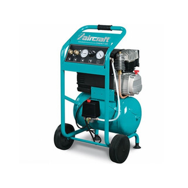 Aeronavă Compact-Air 311/20 E compresor electric cu piston Aer admis: 284 l/min | 20 l | 10 bar | Lubrificat cu ulei | 230 V