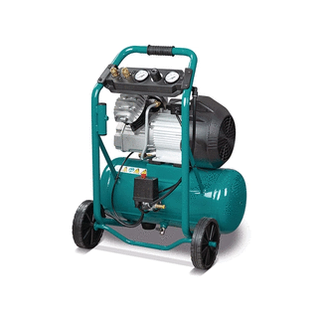 Aeronavă Compact-Air 361/20 E compresor electric cu piston Aer admis: 356 l/min | 24 l | 10 bar | Lubrificat cu ulei | 230 V