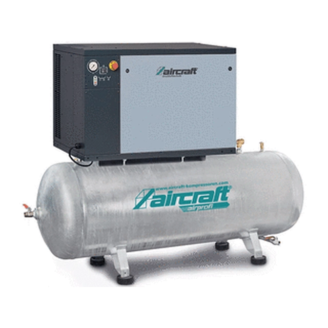 Aeronave Airprofi 1003/500/10 H Compressor de pistão elétrico silencioso Ar de admissão: 1080 l/min | 500 l | Barra 10 | Lubrificado com óleo | 400 V