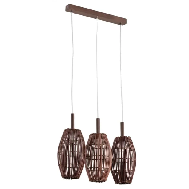 AF Ratana Wenge chandelier 3 bulbs E27 X 60W