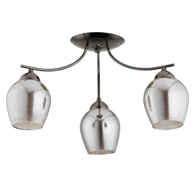 AF Riki chandelier 3 bulbs E27 X 60W metal and glass