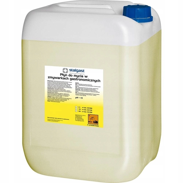 Agent nettoyant liquide professionnel pour lave-vaisselle de restauration 20l Stalgast 641200