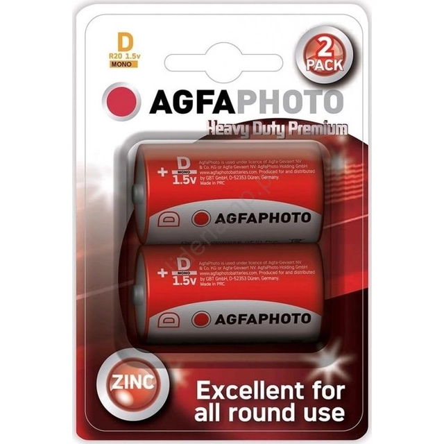 Agfa Bateria Heavy Duty D / R20 2 szt.