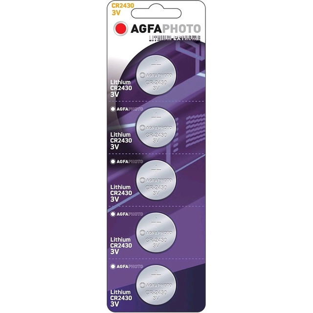Agfa-batterij CR2430 5 st.