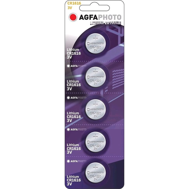 Agfa Battery CR1616 5 pcs.