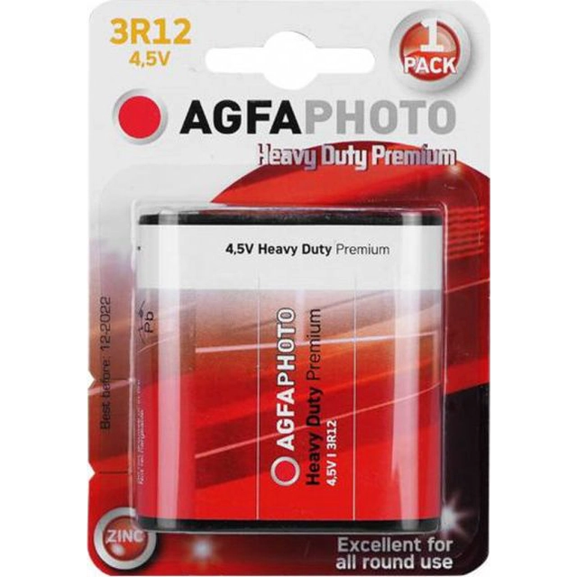 Agfa Heavy Duty Battery 3R12 1 pcs.