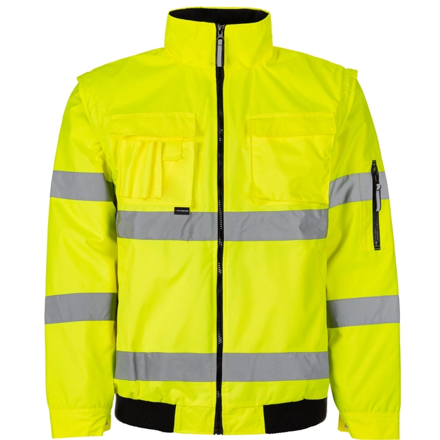 Aginola 2in1 reflective winter jacket yellow XL