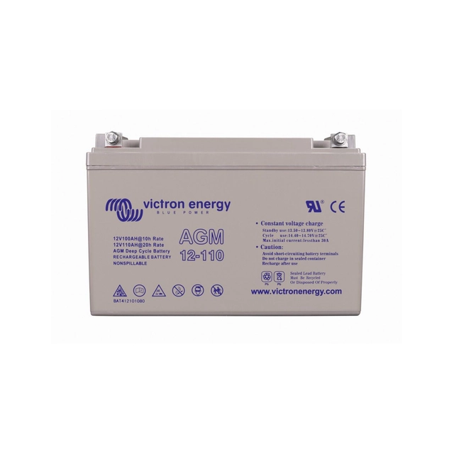 AGM Deep Cycle Battery 12V/110Ahm, Victron Energy, BAT412101084