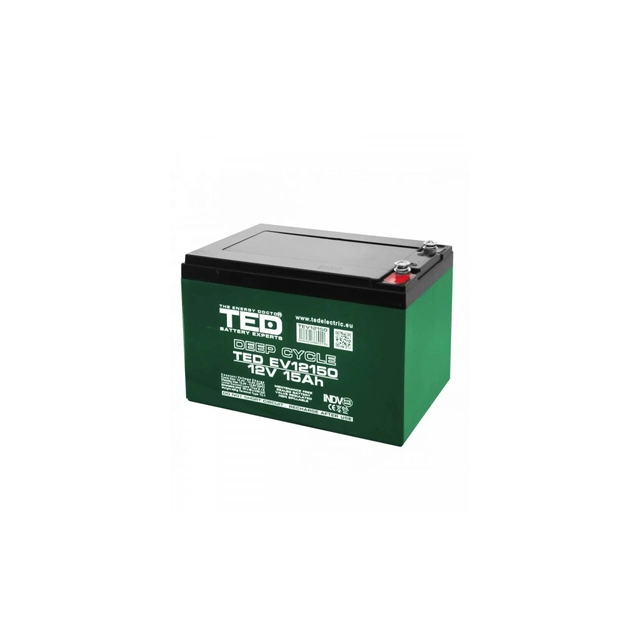 AGM VRLA accu 12V 15A Deep Cycle 151mm x 98mm x h 95mm voor elektrische voertuigen M5 TED Battery Expert Holland TED003775 (4)