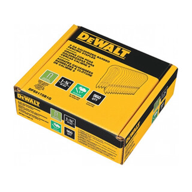 Agrafeuse DeWalt 45 x 12,3 mm 960 pcs