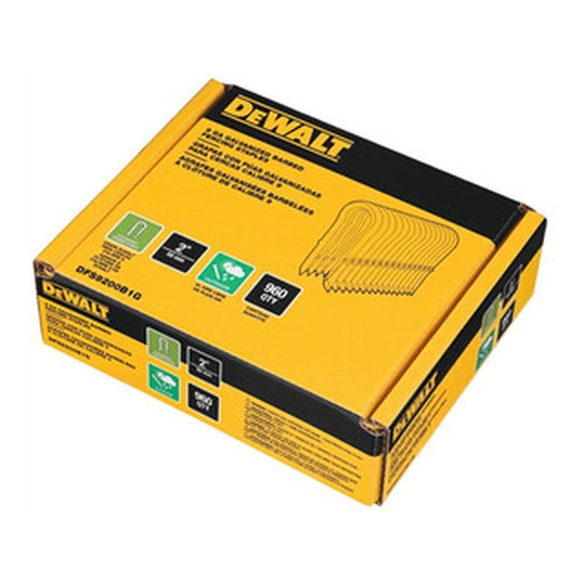 Agrafeuse DeWalt 50 x 12,3 mm 960 pcs