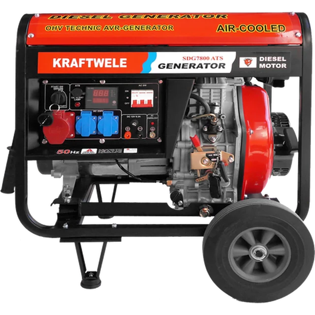 AGREGAT GENERATOR PRĄDOTWÓRCZY 7,8 KW 400V ATS