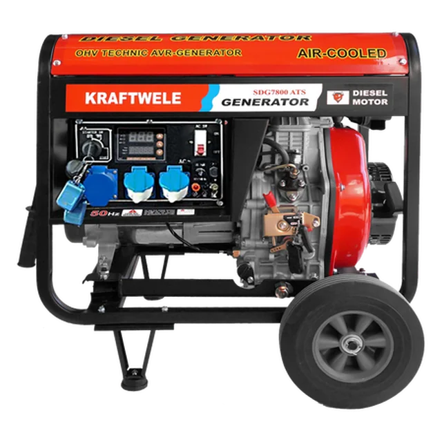 AGREGAT GENERATOR PRĄDOTWÓRCZY 7,8 KW DIESEL 230 V