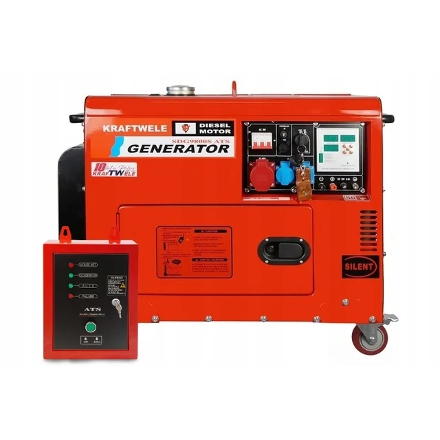 AGREGAT GENERATOR PRĄDOTWÓRCZY 9,8 KW 3F ON ATS