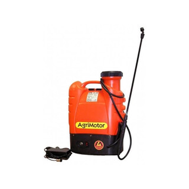 Agrimotor SX-15 D cordless sprayer 12 V | 15 l | Shipping total. 1,6 l/min | Carbon brush | Mains charger | In a cardboard box