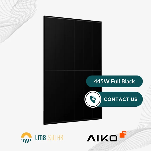 Aiko Solar 445W Full Black, Acquista pannelli solari in Europa