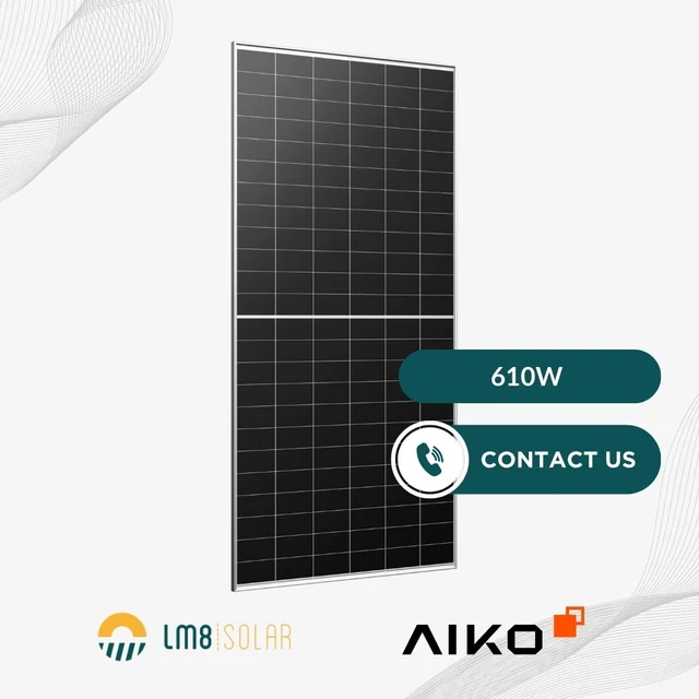 Aiko Solar 605W, Acheter des panneaux solaires en Europe