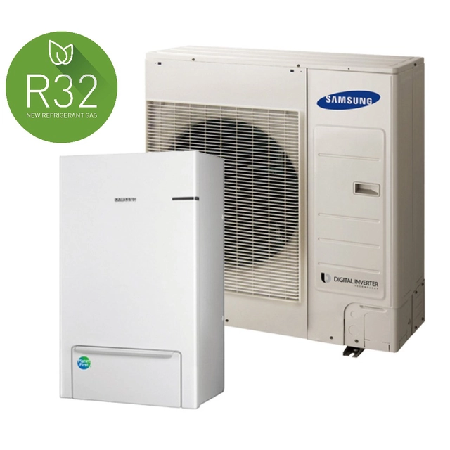 Air-water heat pump SAMSUNG SPLIT - AE060RXEDEG/EU / AE090RNYDEG/EU - 6kW / 220V - R32