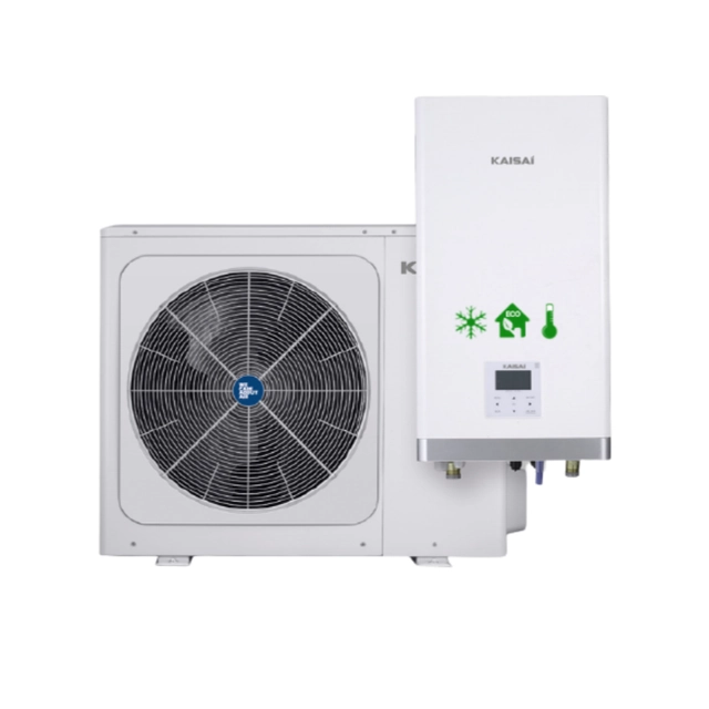 Air-water split external/internal heat pump 10kW
