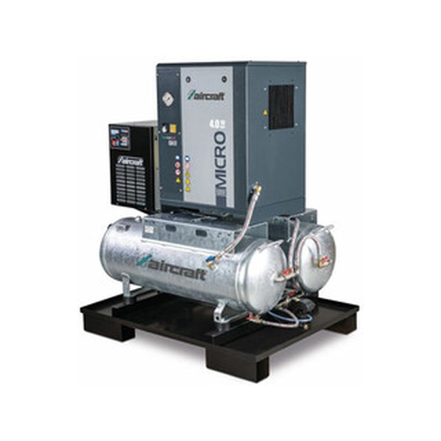 Aircraft A-DUO-MICRO SE 4.0-10 2x100 KK electric screw compressor 485 l/min | 10 bar | 4000 W | 400 V