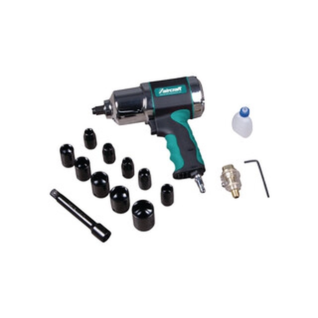 Aircraft SS 1/2 air impact driver 6,3 bar | 142,5 l/min | 180 Nm/560 Nm/600 Nm