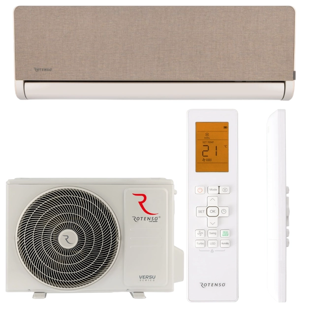 Aire acondicionado Rotenso Versu Tela Caramelo 2,6kW WiFi 4D