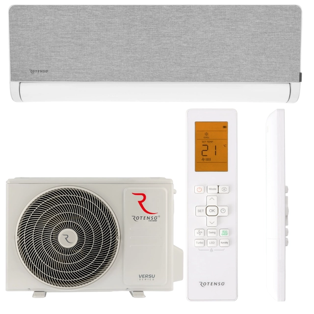 Aire acondicionado Rotenso Versu Tela Piedra 2,6kW WiFi 4D