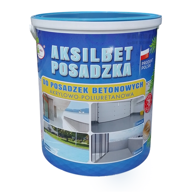 AKSILBET FLOOR barva za betonska tla bela RAL9010 0,75l