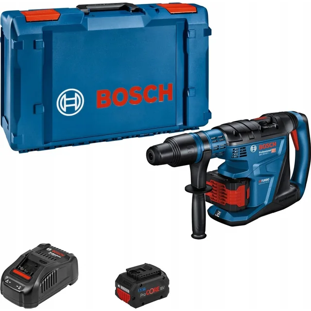 Aku vŕtačka s príklepom Bosch Bosch BITURBO GBH 18V-40 C Professional, 18Volt (modrá/čierna, 2x batéria ProCORE18V 5.5Ah, v XL-BOXX)