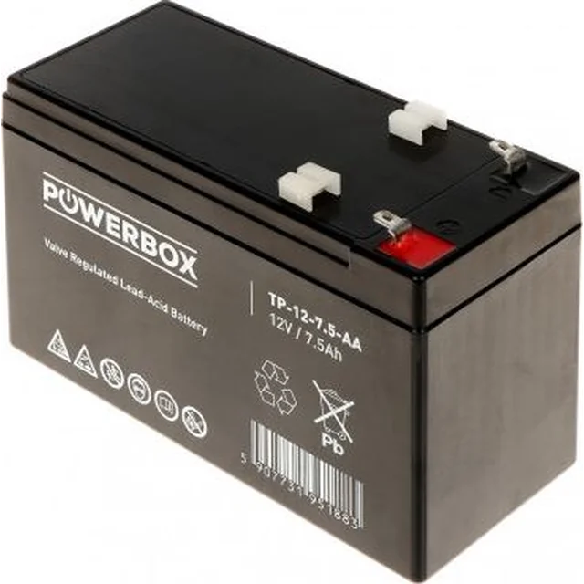 Акумулятор PowerBox 12V/7.5AH