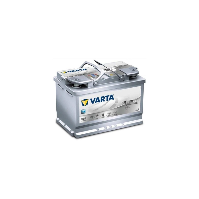 Akumulator samochodowy 12V 70A rozmiar 278mm x 175mm x h190mm 760A kod 570901 AGM Varta Ultra Dynamic
