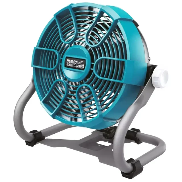 AKUMULATORA VENTILATORS 18V DEDRA DED7074 230MM / 9&QUOT;, 2 REZULTĀTI, PŪTŠANAS VIRZIENA REGULĒŠANA, PAKĀRINĀŠANAS IESPĒJA