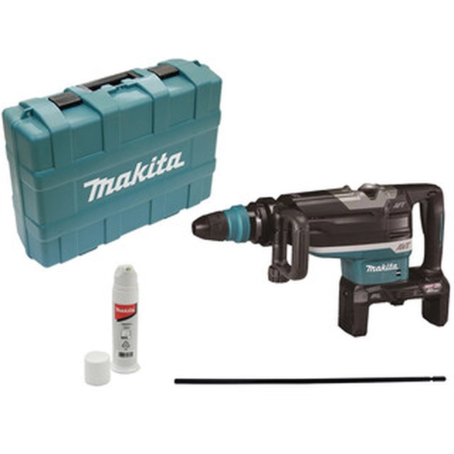 Акумуляторна перфораторна дриль Makita HR006GZ 2 x 40 V | 21,4 J | В бетоні 52 мм | 13,9 кг | Карбонова безщітка | Без акумулятора та зарядного | У валізі