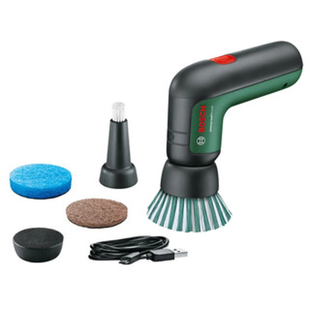 Акумуляторна щітка Bosch UniversalBrush 3,6 V | 0 до 215 RPM | Мережевий зарядний пристрій | В картонній коробці