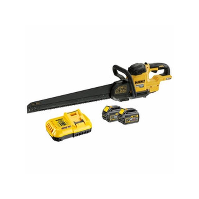 Akumulatorowa piła krokodylkowa DeWalt DCS397T2-QW 54 V | 430 mm | Bezszczotkowy węgiel | 2 x 6 Akumulator Ah + ładowarka | W kartonowym pudełku